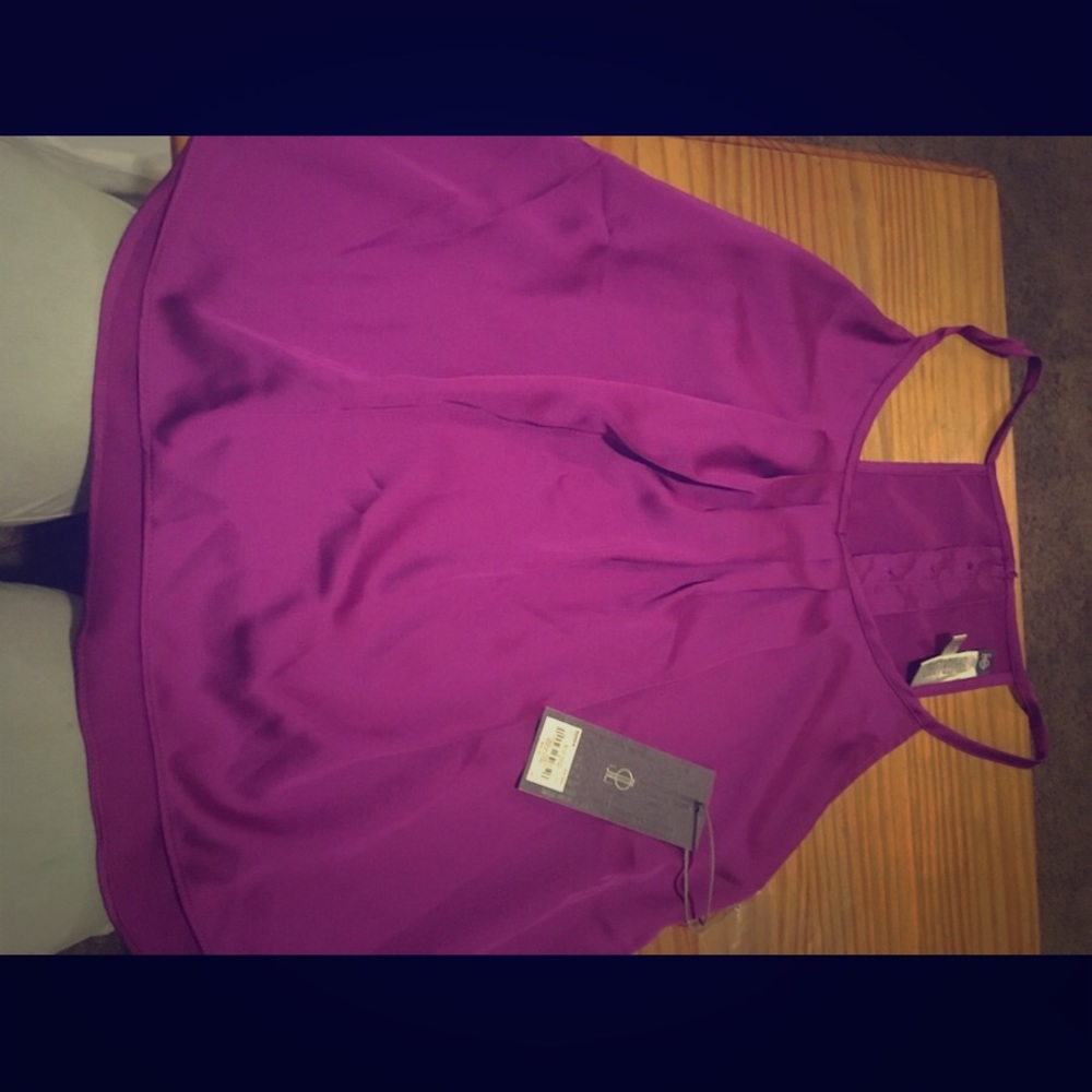 JLo spaghetti strap blouse